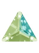 Triangle pietre strass da cucire piatto 3 foro 12mm Peridot