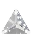 Triangle pietre strass da cucire piatto 3 foro 22mm Crystal