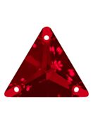 Triangle pietre strass da cucire piatto 3 foro 22mm Siam