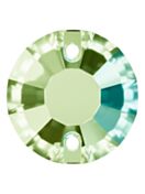 Rose pietre strass da cucire piatto 2 foro 8mm Peridot