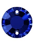 Rose pietre strass da cucire piatto 2 foro 10mm Montana