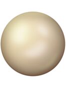 Ceramic Cabochon termoadesivo ss30 Chalkwhite Metallic Light Gold HF