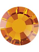 Strass piatto termoadesivo ss10 Amber HF