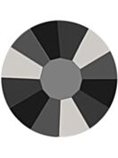 Strass piatto termoadesivo ss40 Jet Hematite HF