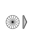 Rivoli hotfix strass termoadesivo 12mm Crystal HF