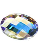 Chessboard Circle hotfix strass termoadesivo 14mm Crystal AB HF