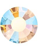 VIVA12 Rose hotfix strass termoadesivo ss8 Gold Quartz AB HF