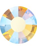 VIVA12 Rose hotfix strass termoadesivo ss30 Light Topaz AB HF