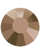 VIVA12 Rose hotfix strass termoadesivo ss30 Jet Brown Flare HF