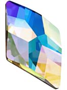 Rhombus hotfix strass termoadesivo 6x4mm Crystal AB HF