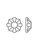 Flower pietra strass