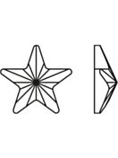 Rivoli Star termoadesivo 5mm Crystal AB HF