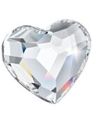 Heart pietra strass 10mm Crystal F