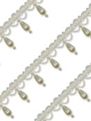 Gallon perla Goccia perlato con bordo