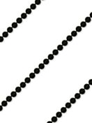 Gallon perla Tondo 4mm nero