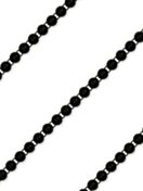 Gallon perla Tondo 6mm nero