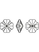 Clover Crystal bottone strass 14mm Crystal Golden Shadow