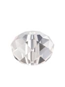 Bellatrix perla di vetro sfaccettata 6mm Crystal