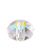 Bellatrix perla di vetro sfaccettata 6mm Crystal AB