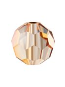 Regular Cut perla di vetro sfaccettata 4mm Crystal Celsian