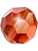 Regular Cut perla di vetro sfaccettata 4mm Hyacinth