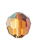 Regular Cut perla di vetro sfaccettata 5mm Crystal Venus