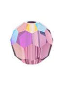 Regular Cut perla di vetro sfaccettata 5mm Amethyst AB