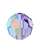 Regular Cut perla di vetro sfaccettata 5mm Tanzanite AB