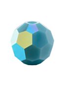 Regular Cut perla di vetro sfaccettata 5mm Turquoise AB