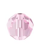 Regular Cut perla di vetro sfaccettata 5mm Pink Sapphire