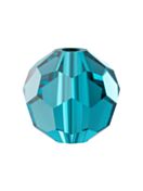 Regular Cut perla di vetro sfaccettata 6mm Indicolite