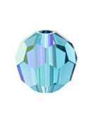 Regular Cut perla di vetro sfaccettata 6mm Indicolite AB