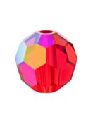 Regular Cut perla di vetro sfaccettata 6mm Light Siam AB