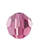 Regular Cut perla di vetro sfaccettata 7mm Amethyst