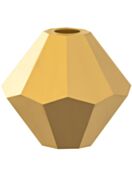 Bicono Perla di vetro sfaccettata 3mm Crystal Aurum 2x