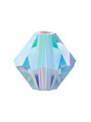 Bicono Perla di vetro sfaccettata 4mm Light Sapphire AB 2x