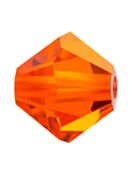 Bicono Perla di vetro sfaccettata 5mm Hyacinth