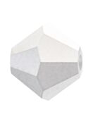 Bicono Perla di vetro sfaccettata 6mm Crystal Labrador 2x