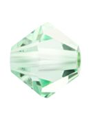 Bicono Perla di vetro sfaccettata 6mm Chrysolite