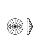 Rivoli pietre da cucire 2 fori 10mm Crystal AB F