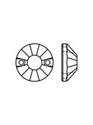 VIVA12 Chaton Rose 2 Hole 10mm Crystal AB F