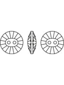 Rivoli Crystal bottone strass 2 foro 10mm Crystal Golden Shadow