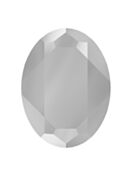 Oval 14x10mm Crystal Comet Argent Light