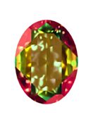 Oval 18x13mm Crystal Vitrail Medium