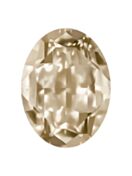 Oval 30x20mm Crystal Golden Shadow