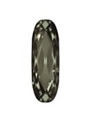 Long Classical Oval 15x5mm Black Diamond