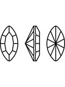 Navette 10x5mm Crystal Heliotrope