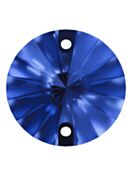 Rivoli pietre strass da cucire piatto 2 foro 10mm Sapphire