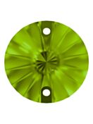 Rivoli pietre strass da cucire piatto 2 foro 12mm Fern Green