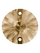 Rivoli pietre strass da cucire piatto 2 foro 14mm Crystal Golden Shadow
